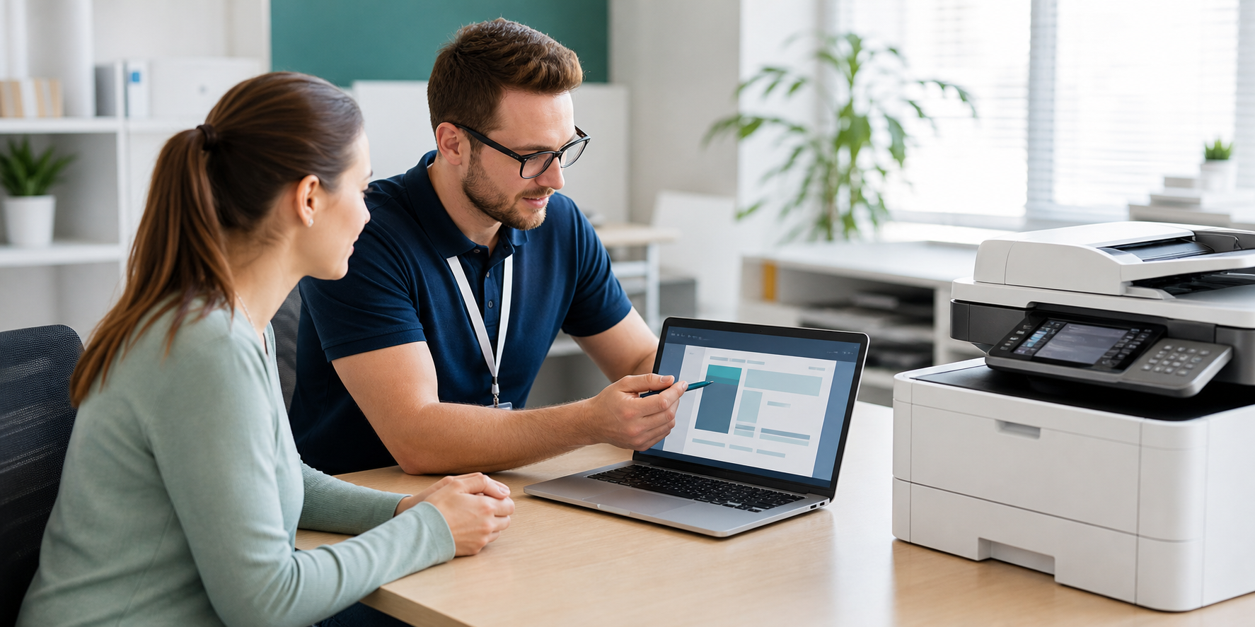 Real printer service support